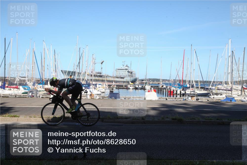 17.08.2025 - KN Förde Triathlon 2025 Yannick Fuchs http://msf.ph/oto/8628650 17.08.2025 15:01:26 Radfahren  meine-sportfotos.de