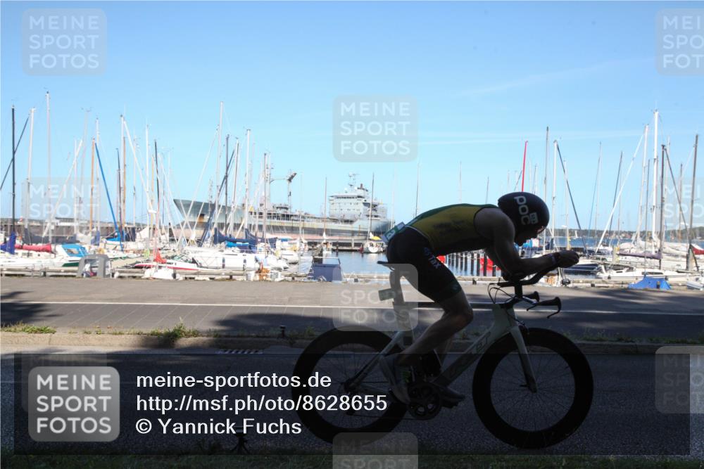 17.08.2025 - KN Förde Triathlon 2025 Yannick Fuchs http://msf.ph/oto/8628655 17.08.2025 15:02:20 Radfahren  meine-sportfotos.de