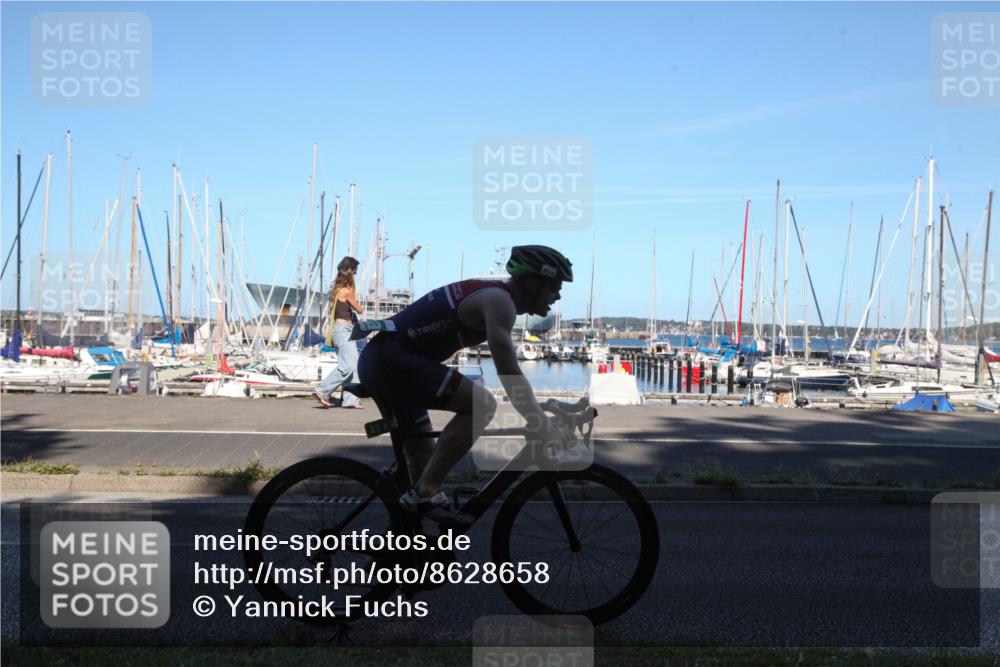 17.08.2025 - KN Förde Triathlon 2025 Yannick Fuchs http://msf.ph/oto/8628658 17.08.2025 15:02:44 Radfahren  meine-sportfotos.de