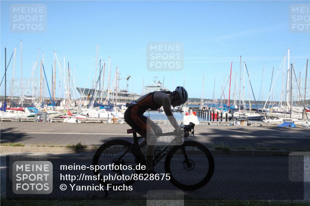17.08.2025 - KN Förde Triathlon 2025 Yannick Fuchs http://msf.ph/oto/8628675 17.08.2025 15:04:40 Radfahren  meine-sportfotos.de