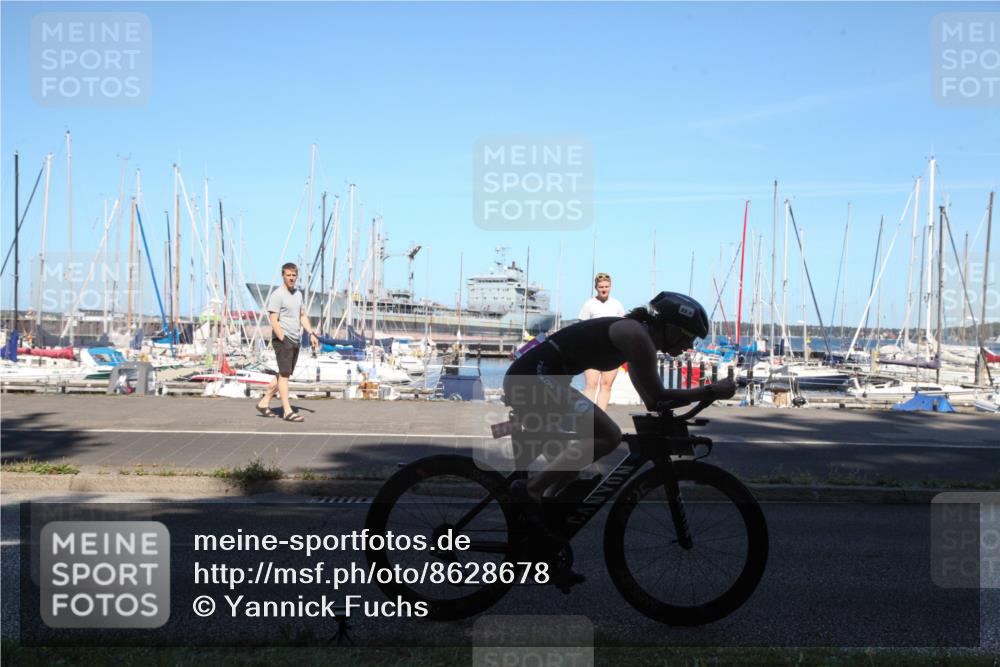 17.08.2025 - KN Förde Triathlon 2025 Yannick Fuchs http://msf.ph/oto/8628678 17.08.2025 15:05:24 Radfahren  meine-sportfotos.de
