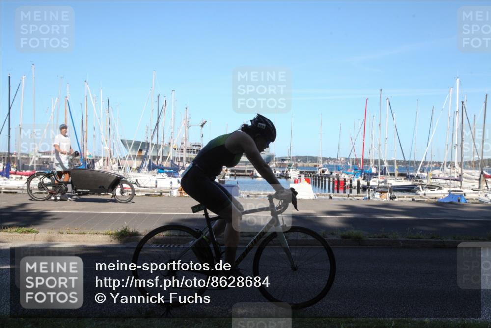 17.08.2025 - KN Förde Triathlon 2025 Yannick Fuchs http://msf.ph/oto/8628684 17.08.2025 15:06:26 Radfahren  meine-sportfotos.de