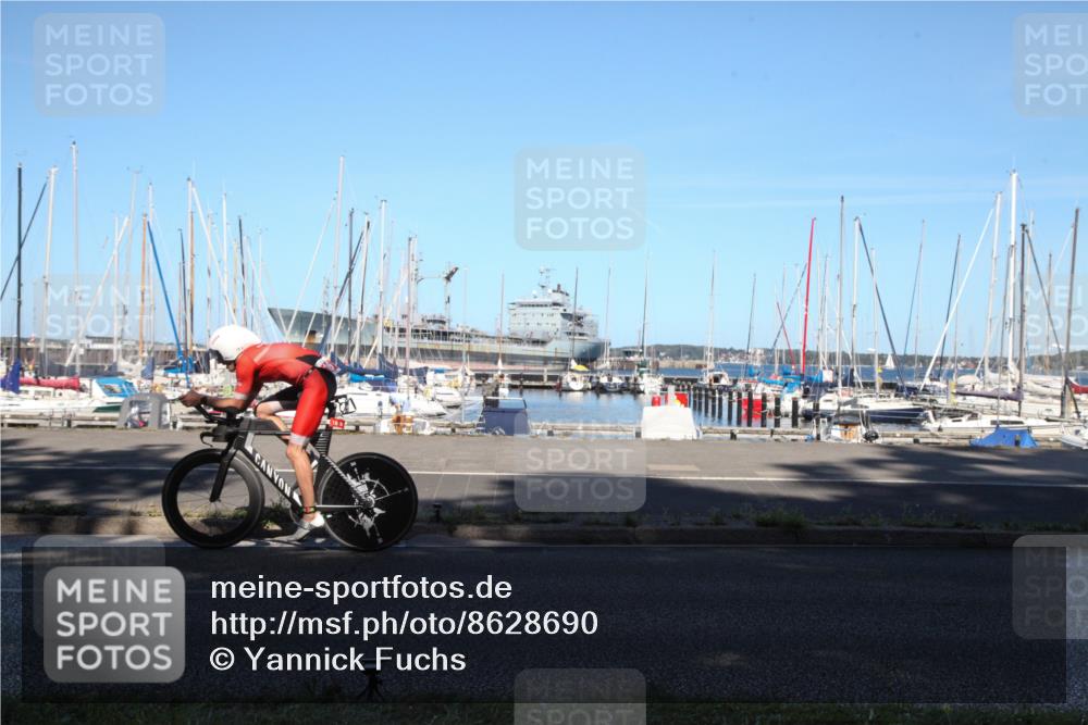 17.08.2025 - KN Förde Triathlon 2025 Yannick Fuchs http://msf.ph/oto/8628690 17.08.2025 15:17:51 Radfahren  meine-sportfotos.de
