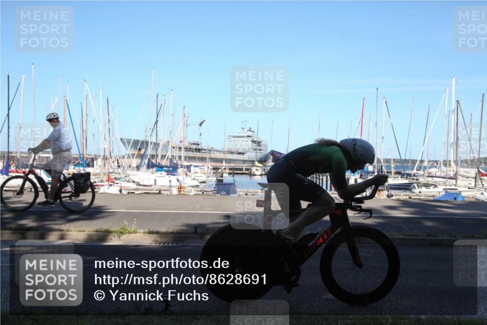 17.08.2025 - KN Förde Triathlon 2025 Yannick Fuchs http://msf.ph/oto/8628691 17.08.2025 15:18:29 Radfahren  meine-sportfotos.de