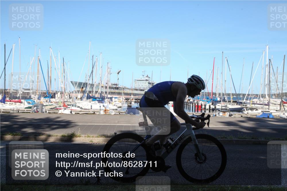 17.08.2025 - KN Förde Triathlon 2025 Yannick Fuchs http://msf.ph/oto/8628711 17.08.2025 15:22:24 Radfahren  meine-sportfotos.de