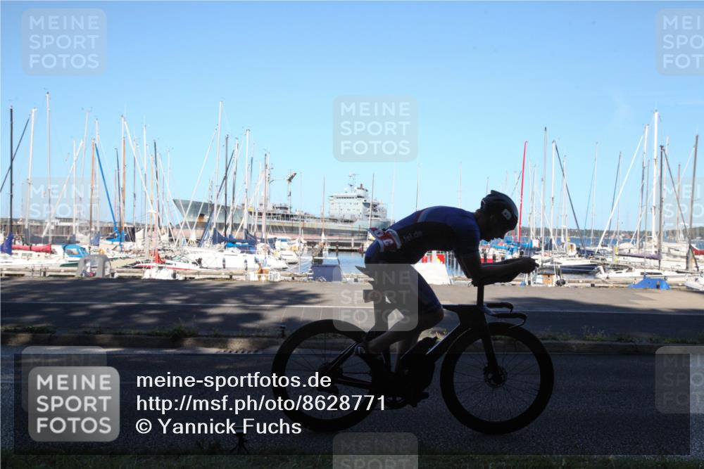 17.08.2025 - KN Förde Triathlon 2025 Yannick Fuchs http://msf.ph/oto/8628771 17.08.2025 15:44:29 Radfahren  meine-sportfotos.de