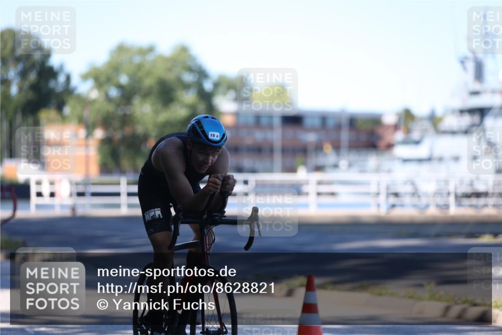 17.08.2025 - KN Förde Triathlon 2025 Yannick Fuchs http://msf.ph/oto/8628821 17.08.2025 14:55:57 Radfahren 10 meine-sportfotos.de