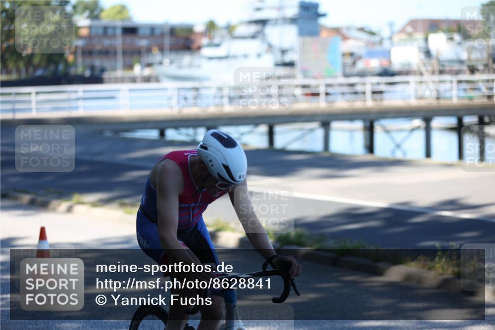 17.08.2025 - KN Förde Triathlon 2025 Yannick Fuchs http://msf.ph/oto/8628841 17.08.2025 14:57:31 Radfahren  meine-sportfotos.de