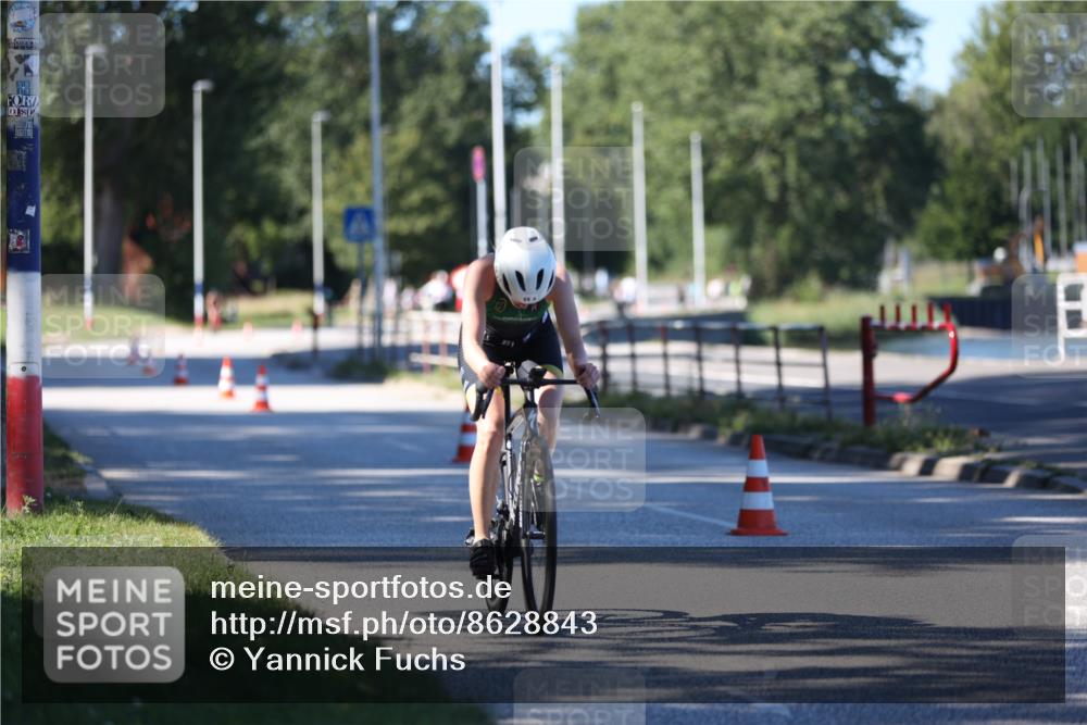 17.08.2025 - KN Förde Triathlon 2025 Yannick Fuchs http://msf.ph/oto/8628843 17.08.2025 15:03:20 Radfahren  meine-sportfotos.de