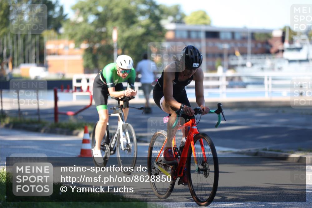 17.08.2025 - KN Förde Triathlon 2025 Yannick Fuchs http://msf.ph/oto/8628850 17.08.2025 15:03:37 Radfahren 22 meine-sportfotos.de