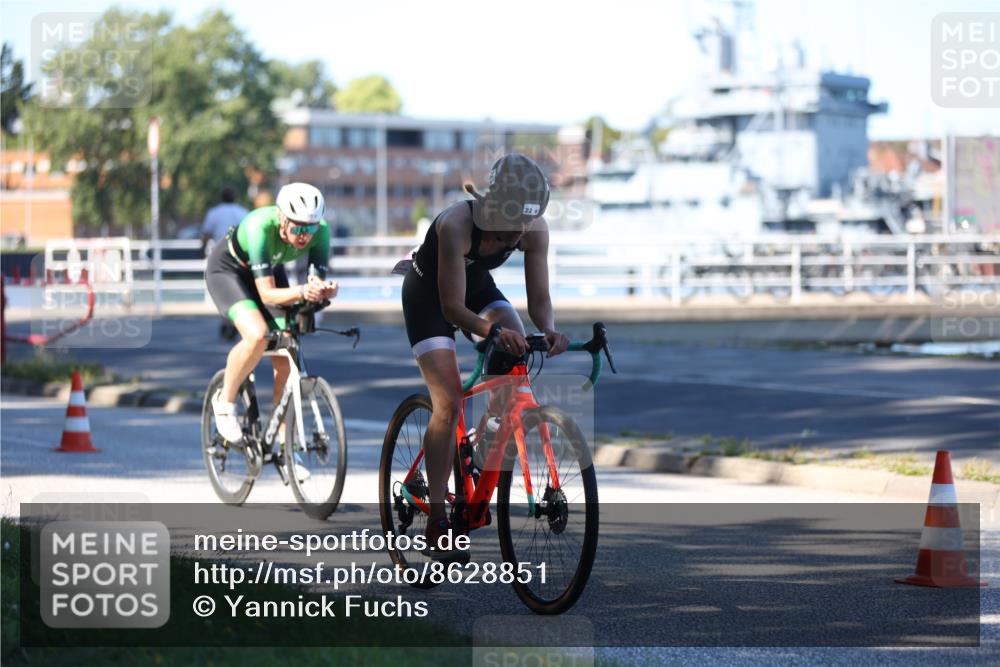 17.08.2025 - KN Förde Triathlon 2025 Yannick Fuchs http://msf.ph/oto/8628851 17.08.2025 15:03:37 Radfahren 22 meine-sportfotos.de