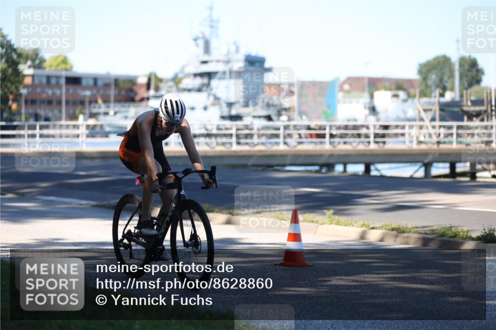 17.08.2025 - KN Förde Triathlon 2025 Yannick Fuchs http://msf.ph/oto/8628860 17.08.2025 15:04:39 Radfahren  meine-sportfotos.de