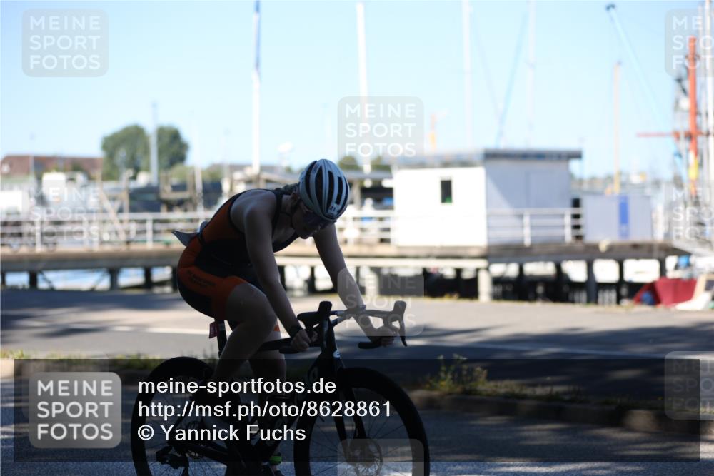 17.08.2025 - KN Förde Triathlon 2025 Yannick Fuchs http://msf.ph/oto/8628861 17.08.2025 15:04:40 Radfahren  meine-sportfotos.de