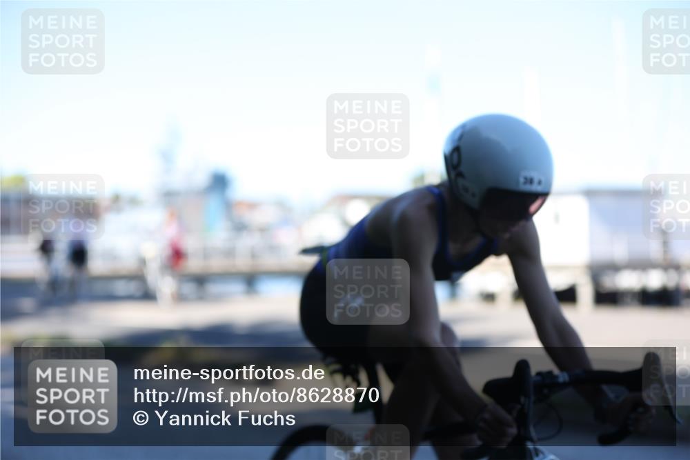 17.08.2025 - KN Förde Triathlon 2025 Yannick Fuchs http://msf.ph/oto/8628870 17.08.2025 15:05:25 Radfahren  meine-sportfotos.de