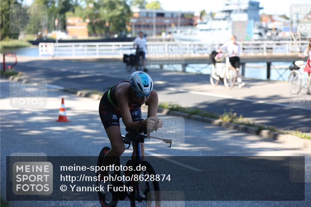 17.08.2025 - KN Förde Triathlon 2025 Yannick Fuchs http://msf.ph/oto/8628874 17.08.2025 15:05:29 Radfahren 20 meine-sportfotos.de