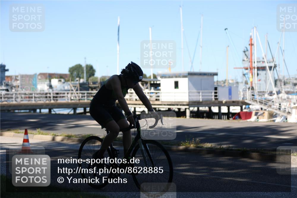 17.08.2025 - KN Förde Triathlon 2025 Yannick Fuchs http://msf.ph/oto/8628885 17.08.2025 15:06:25 Radfahren  meine-sportfotos.de