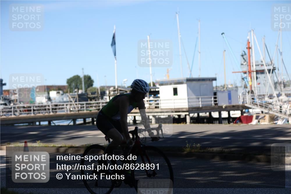 17.08.2025 - KN Förde Triathlon 2025 Yannick Fuchs http://msf.ph/oto/8628891 17.08.2025 15:07:26 Radfahren  meine-sportfotos.de