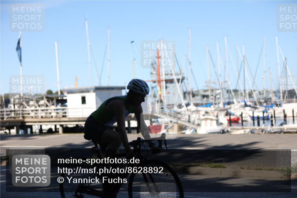 17.08.2025 - KN Förde Triathlon 2025 Yannick Fuchs http://msf.ph/oto/8628892 17.08.2025 15:07:27 Radfahren  meine-sportfotos.de