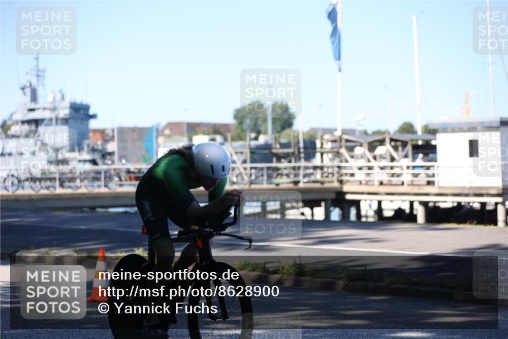 17.08.2025 - KN Förde Triathlon 2025 Yannick Fuchs http://msf.ph/oto/8628900 17.08.2025 15:18:28 Radfahren  meine-sportfotos.de