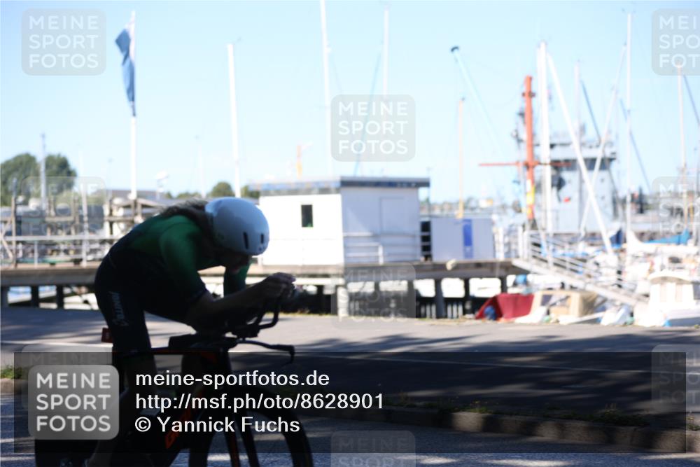 17.08.2025 - KN Förde Triathlon 2025 Yannick Fuchs http://msf.ph/oto/8628901 17.08.2025 15:18:28 Radfahren  meine-sportfotos.de