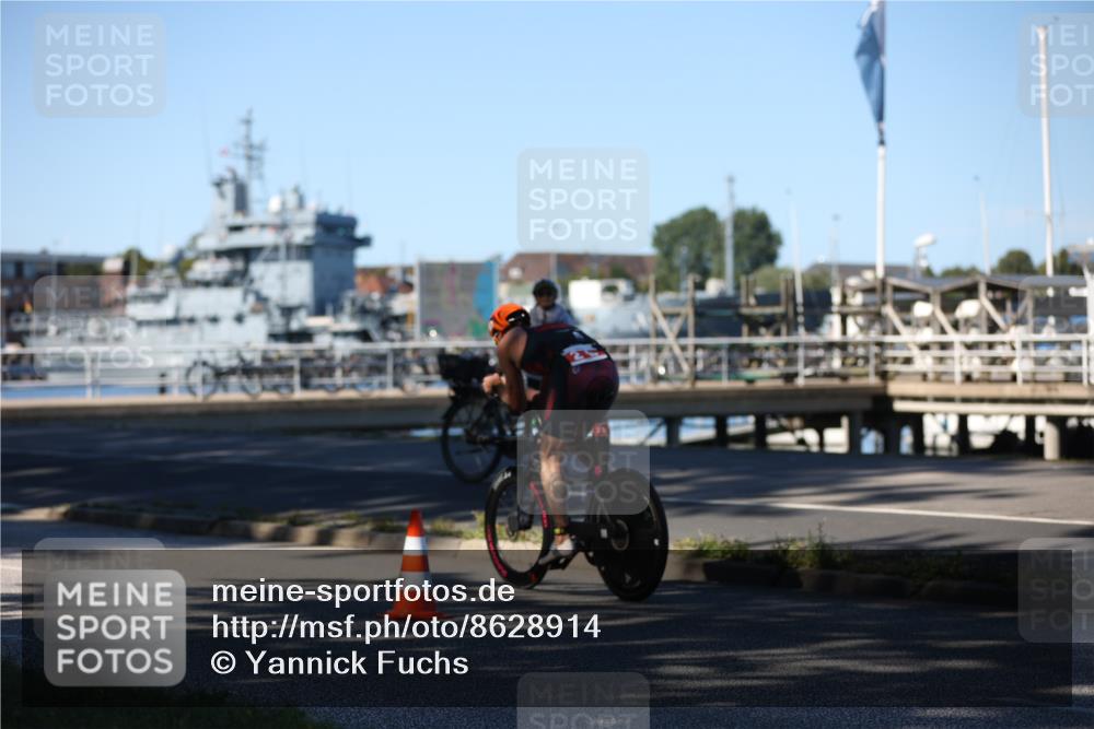 17.08.2025 - KN Förde Triathlon 2025 Yannick Fuchs http://msf.ph/oto/8628914 17.08.2025 15:19:19 Radfahren  meine-sportfotos.de