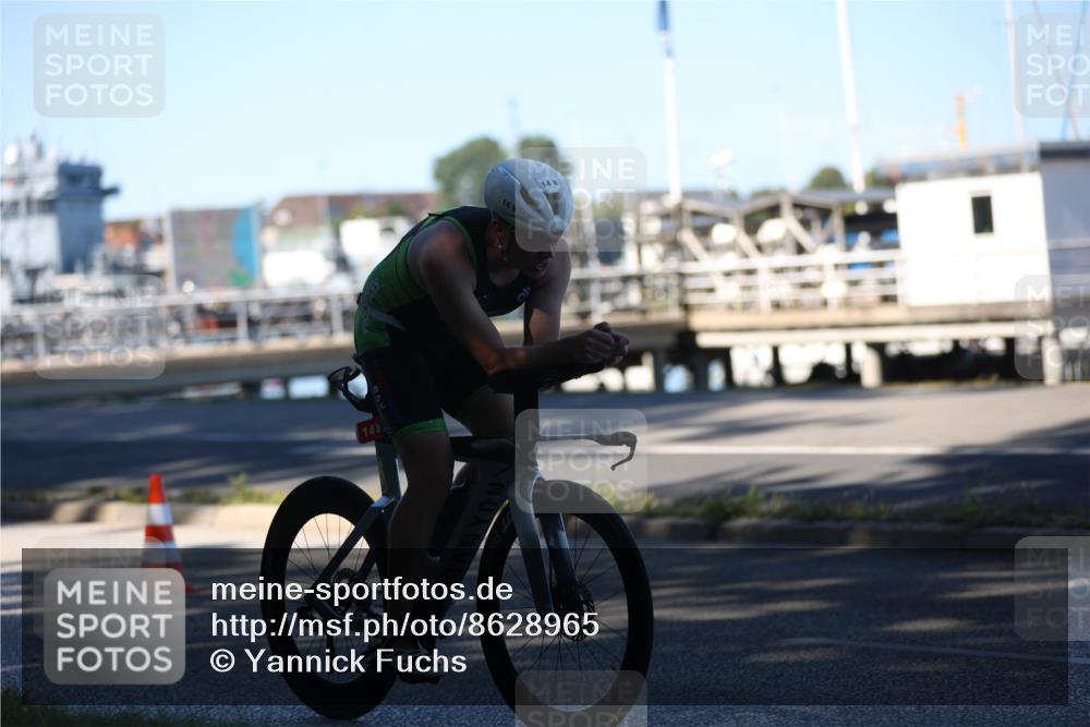 17.08.2025 - KN Förde Triathlon 2025 Yannick Fuchs http://msf.ph/oto/8628965 17.08.2025 15:21:18 Radfahren 14, 14 meine-sportfotos.de