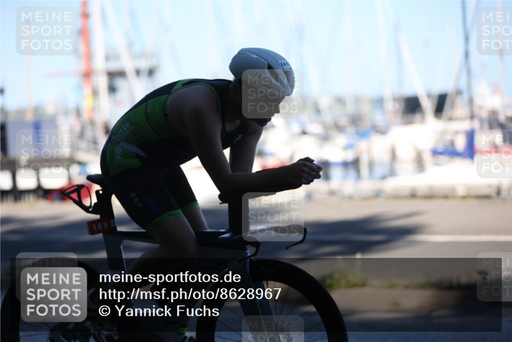 17.08.2025 - KN Förde Triathlon 2025 Yannick Fuchs http://msf.ph/oto/8628967 17.08.2025 15:21:19 Radfahren 14, 14 meine-sportfotos.de