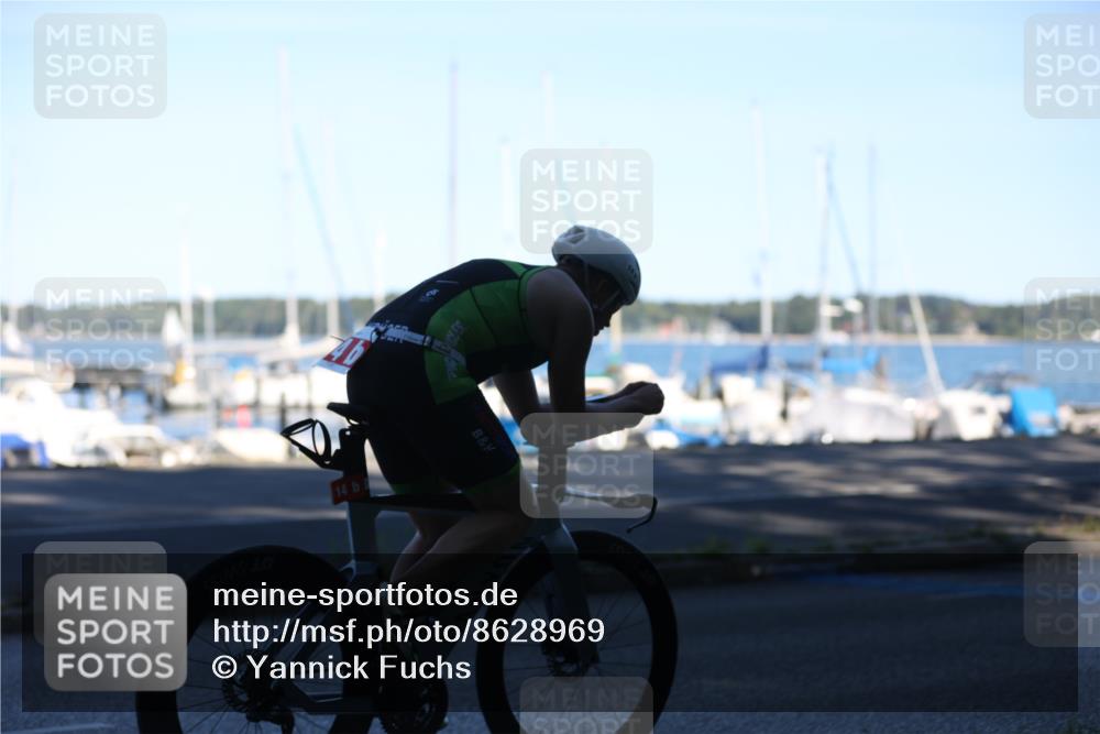 17.08.2025 - KN Förde Triathlon 2025 Yannick Fuchs http://msf.ph/oto/8628969 17.08.2025 15:21:19 Radfahren 14, 72 meine-sportfotos.de