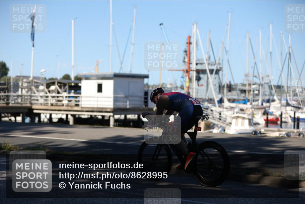 17.08.2025 - KN Förde Triathlon 2025 Yannick Fuchs http://msf.ph/oto/8628995 17.08.2025 15:22:05 Radfahren  meine-sportfotos.de