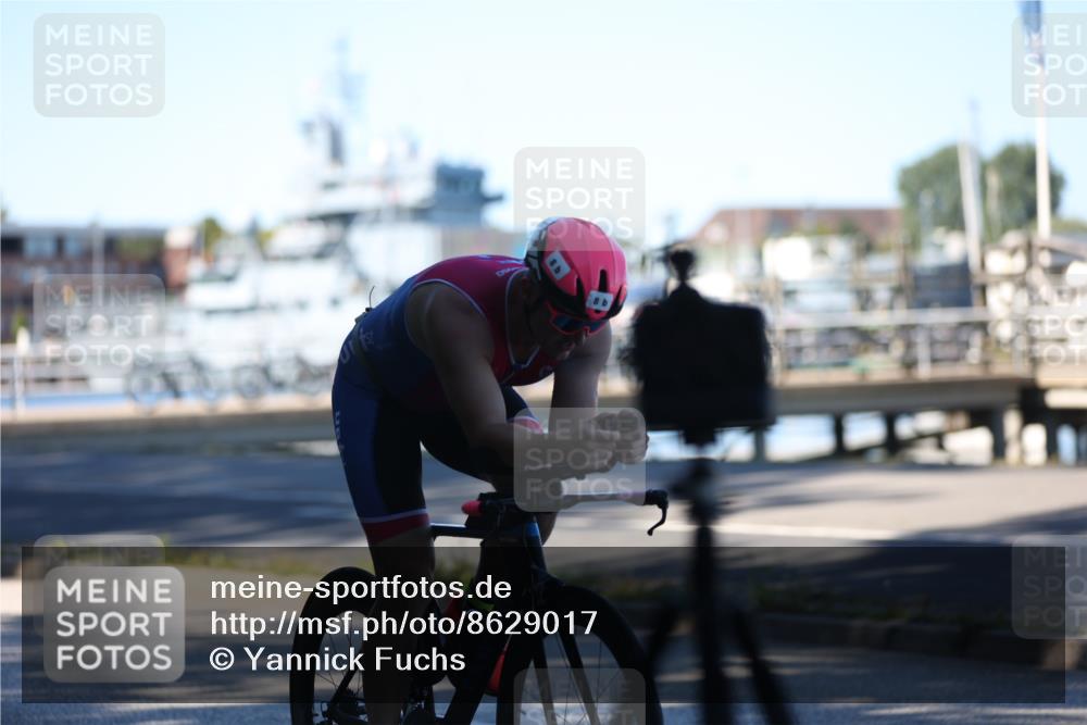 17.08.2025 - KN Förde Triathlon 2025 Yannick Fuchs http://msf.ph/oto/8629017 17.08.2025 15:23:42 Radfahren  meine-sportfotos.de