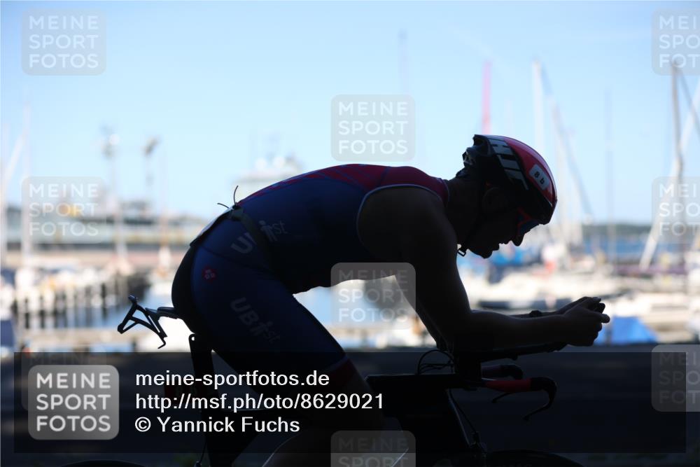 17.08.2025 - KN Förde Triathlon 2025 Yannick Fuchs http://msf.ph/oto/8629021 17.08.2025 15:23:43 Radfahren 8, 8 meine-sportfotos.de