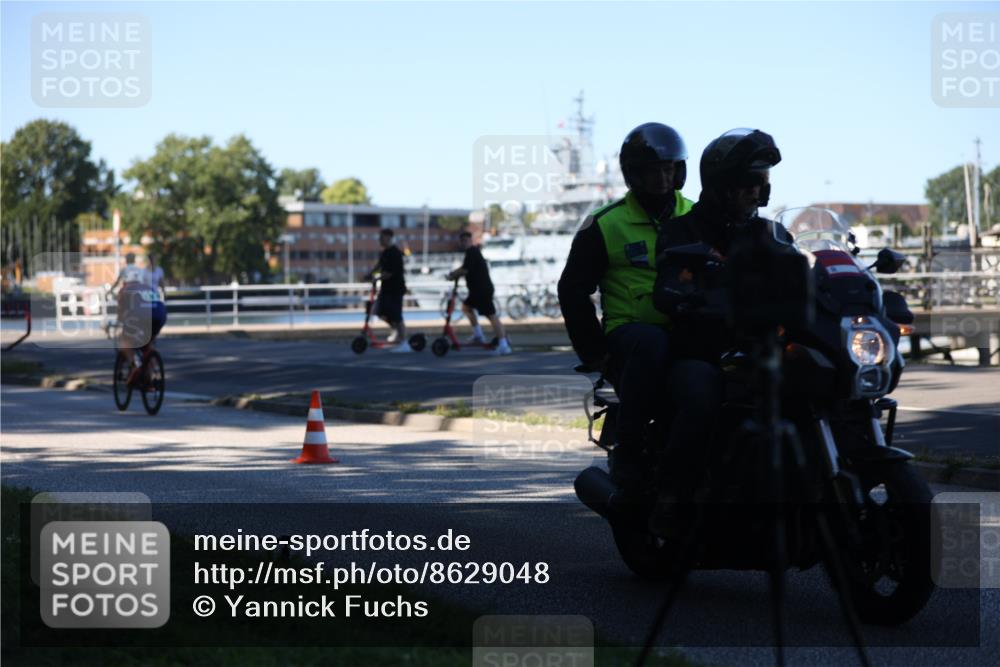 17.08.2025 - KN Förde Triathlon 2025 Yannick Fuchs http://msf.ph/oto/8629048 17.08.2025 15:26:27 Radfahren  meine-sportfotos.de