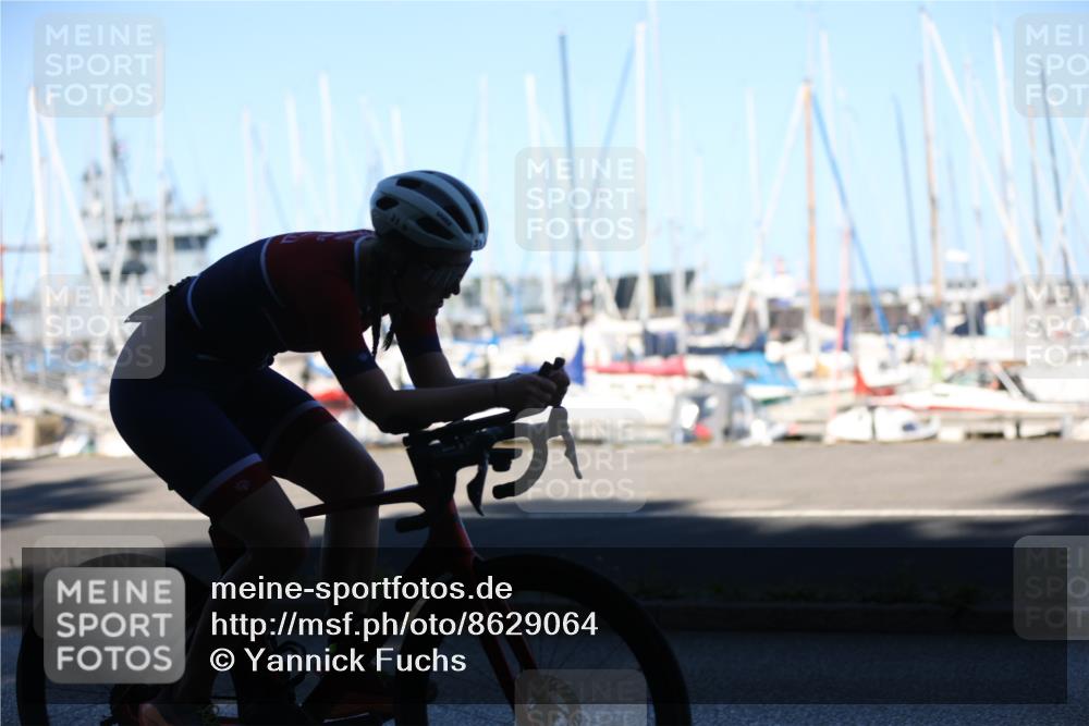 17.08.2025 - KN Förde Triathlon 2025 Yannick Fuchs http://msf.ph/oto/8629064 17.08.2025 15:27:57 Radfahren  meine-sportfotos.de