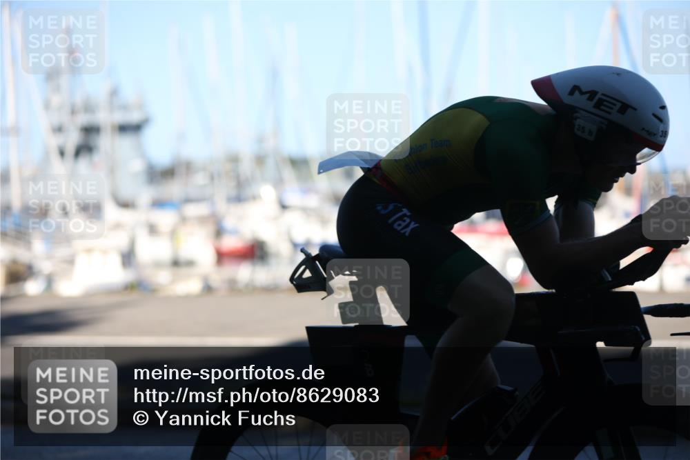 17.08.2025 - KN Förde Triathlon 2025 Yannick Fuchs http://msf.ph/oto/8629083 17.08.2025 15:29:33 Radfahren 35, 35, 35 meine-sportfotos.de