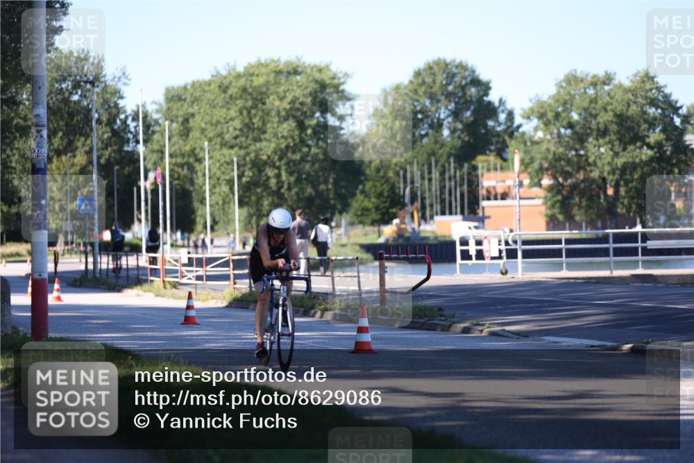 17.08.2025 - KN Förde Triathlon 2025 Yannick Fuchs http://msf.ph/oto/8629086 17.08.2025 15:29:51 Radfahren  meine-sportfotos.de
