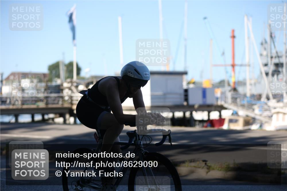 17.08.2025 - KN Förde Triathlon 2025 Yannick Fuchs http://msf.ph/oto/8629090 17.08.2025 15:29:53 Radfahren 22, 22 meine-sportfotos.de