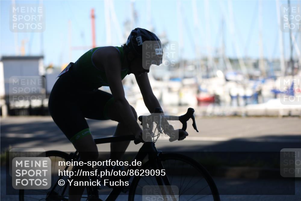 17.08.2025 - KN Förde Triathlon 2025 Yannick Fuchs http://msf.ph/oto/8629095 17.08.2025 15:30:02 Radfahren 24 meine-sportfotos.de