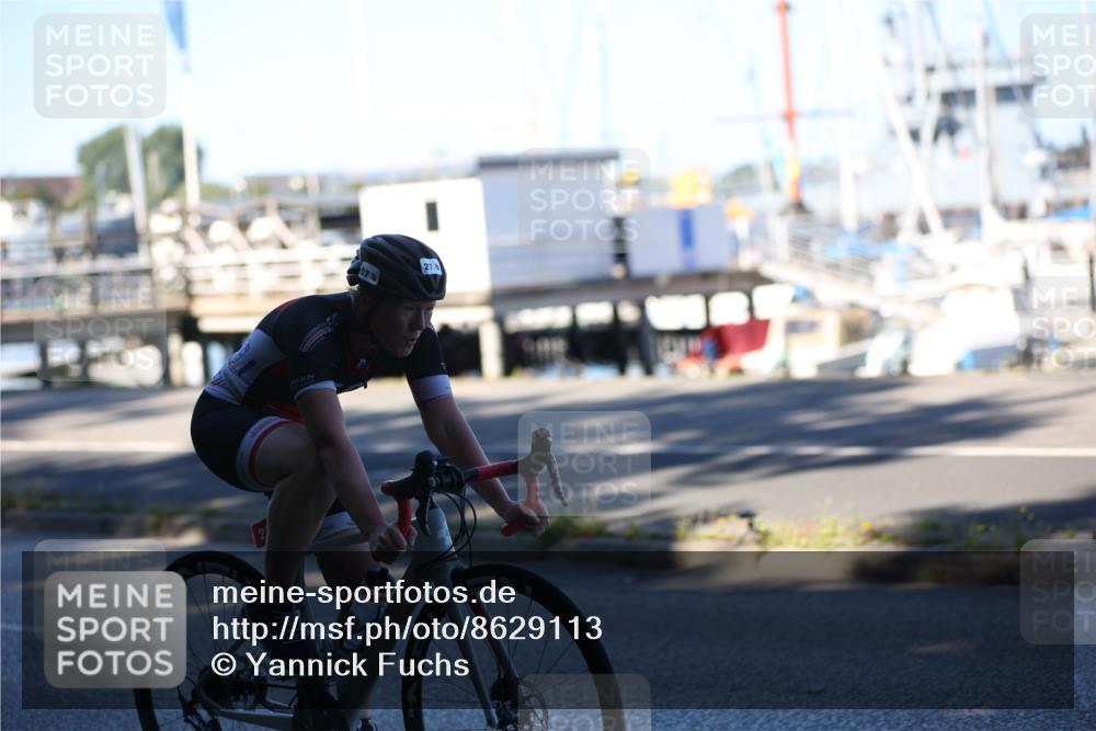 17.08.2025 - KN Förde Triathlon 2025 Yannick Fuchs http://msf.ph/oto/8629113 17.08.2025 15:31:47 Radfahren 27 meine-sportfotos.de
