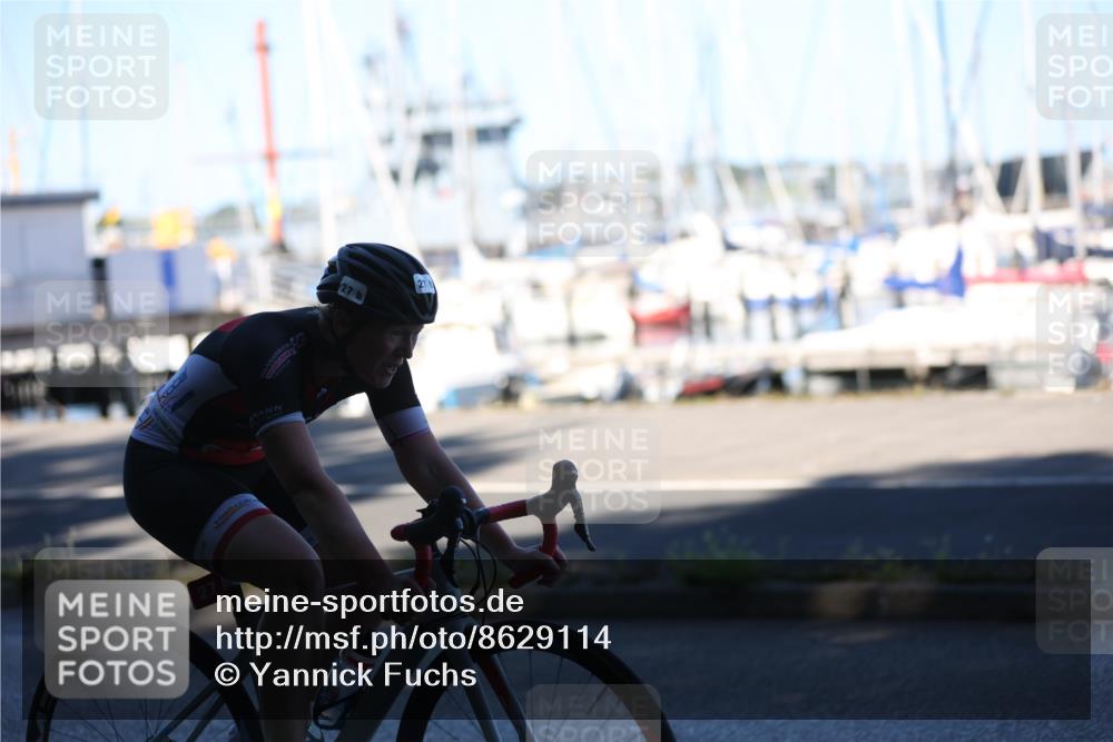 17.08.2025 - KN Förde Triathlon 2025 Yannick Fuchs http://msf.ph/oto/8629114 17.08.2025 15:31:47 Radfahren 27, 21 meine-sportfotos.de