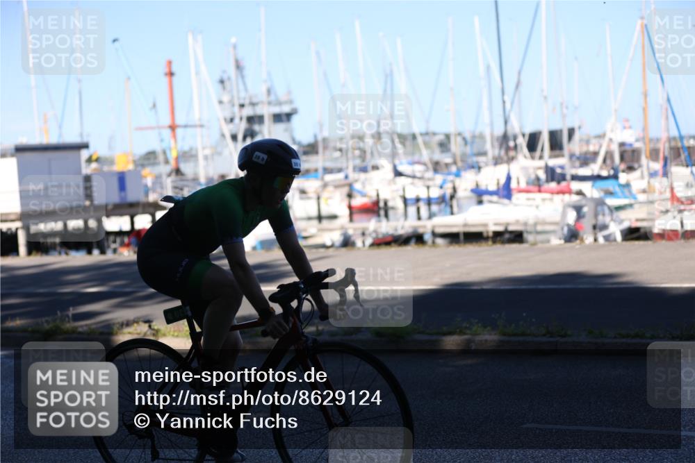 17.08.2025 - KN Förde Triathlon 2025 Yannick Fuchs http://msf.ph/oto/8629124 17.08.2025 15:31:55 Radfahren  meine-sportfotos.de