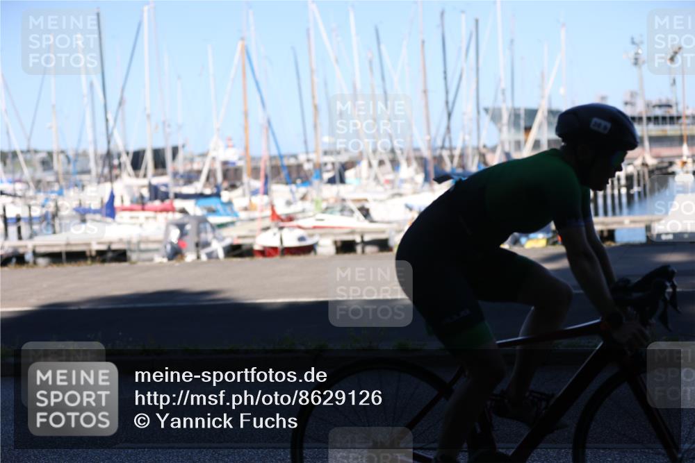 17.08.2025 - KN Förde Triathlon 2025 Yannick Fuchs http://msf.ph/oto/8629126 17.08.2025 15:31:56 Radfahren  meine-sportfotos.de