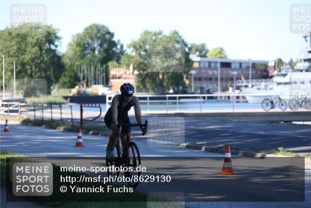 17.08.2025 - KN Förde Triathlon 2025 Yannick Fuchs http://msf.ph/oto/8629130 17.08.2025 15:33:07 Radfahren  meine-sportfotos.de