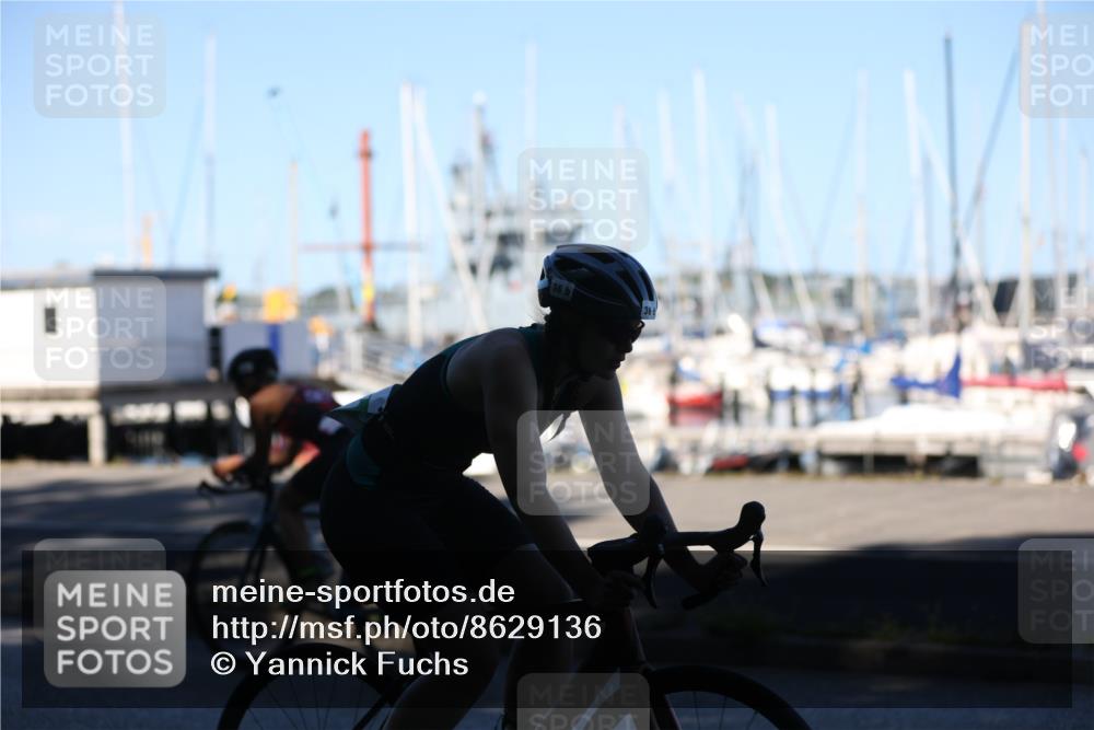 17.08.2025 - KN Förde Triathlon 2025 Yannick Fuchs http://msf.ph/oto/8629136 17.08.2025 15:33:08 Radfahren  meine-sportfotos.de