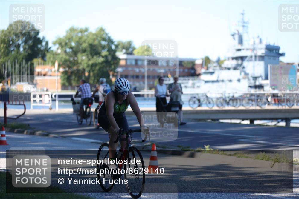 17.08.2025 - KN Förde Triathlon 2025 Yannick Fuchs http://msf.ph/oto/8629140 17.08.2025 15:34:05 Radfahren  meine-sportfotos.de