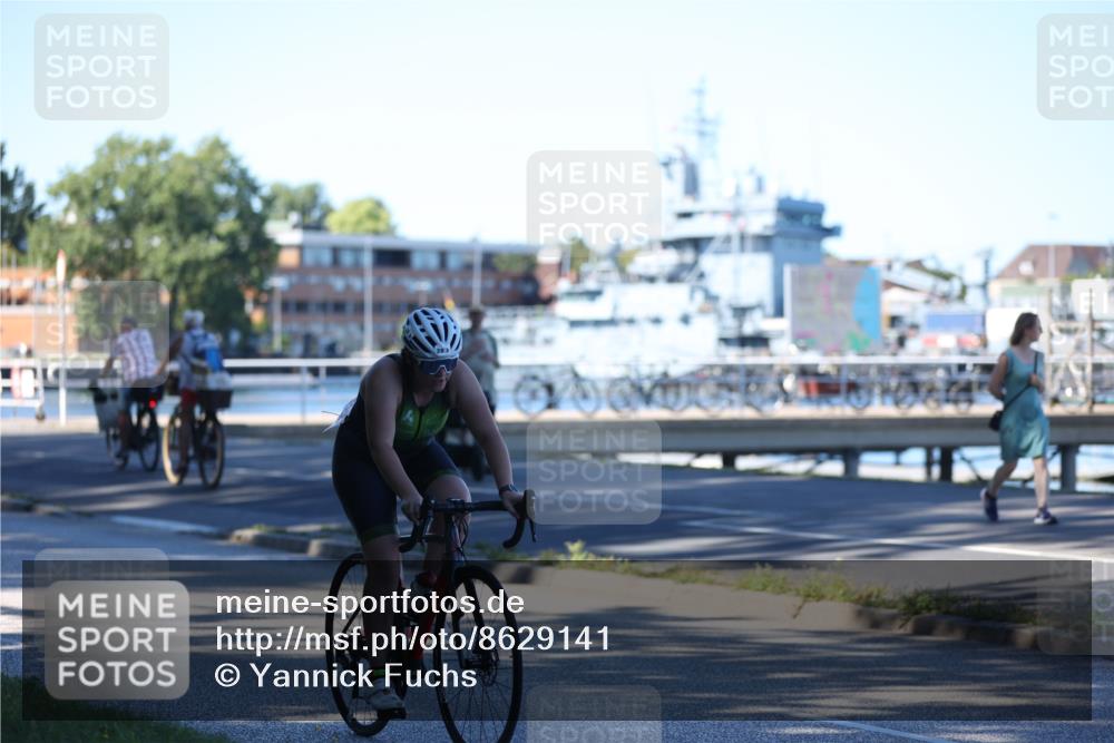17.08.2025 - KN Förde Triathlon 2025 Yannick Fuchs http://msf.ph/oto/8629141 17.08.2025 15:34:05 Radfahren  meine-sportfotos.de