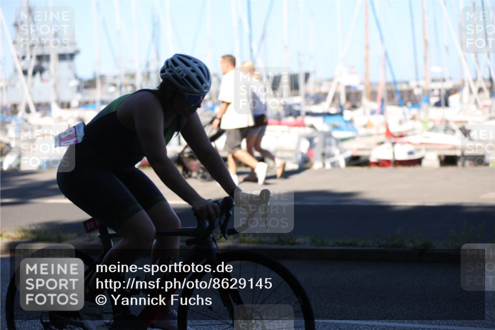 17.08.2025 - KN Förde Triathlon 2025 Yannick Fuchs http://msf.ph/oto/8629145 17.08.2025 15:34:06 Radfahren 28 meine-sportfotos.de