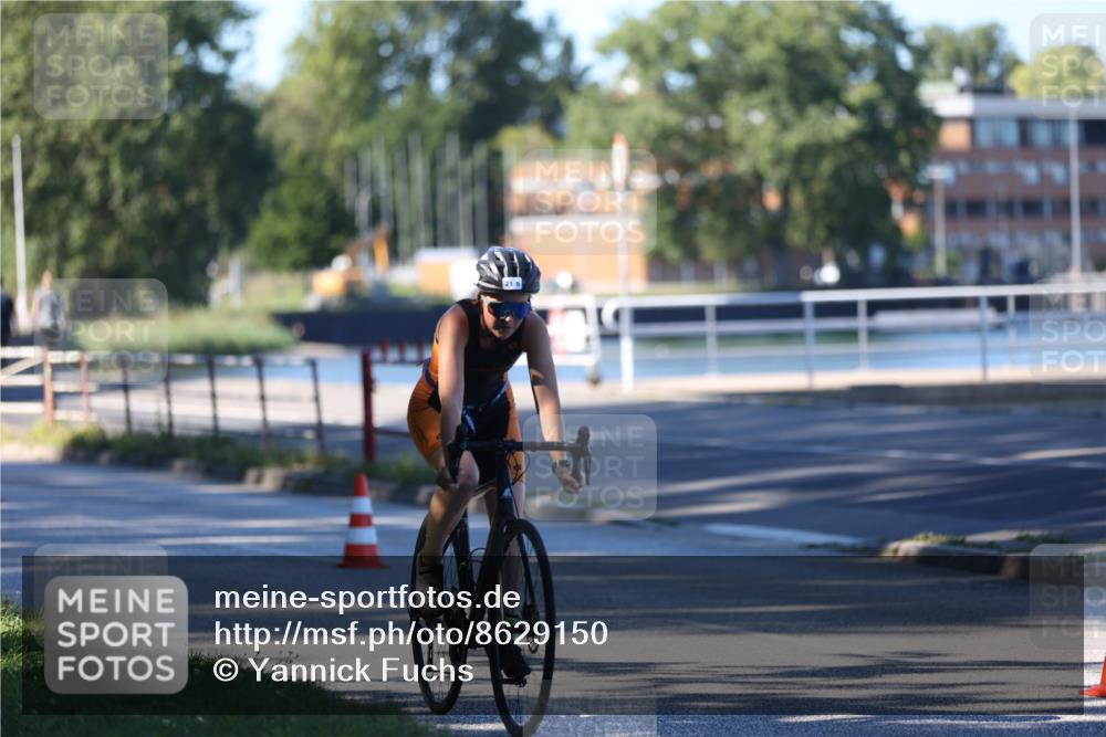 17.08.2025 - KN Förde Triathlon 2025 Yannick Fuchs http://msf.ph/oto/8629150 17.08.2025 15:34:13 Radfahren 21 meine-sportfotos.de
