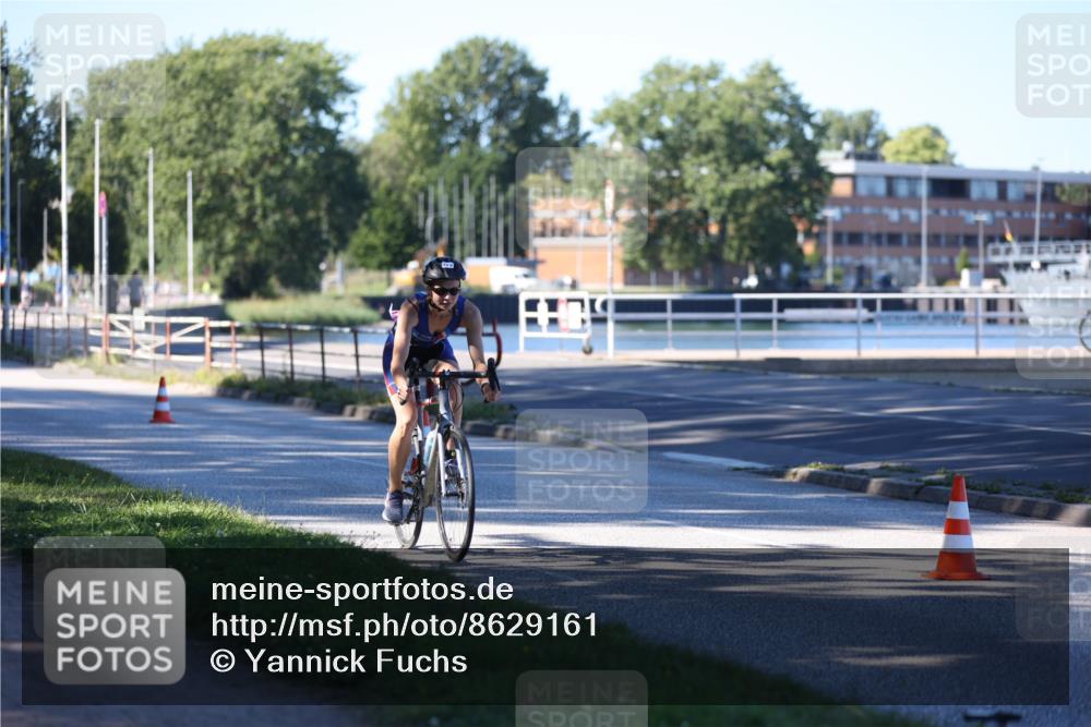 17.08.2025 - KN Förde Triathlon 2025 Yannick Fuchs http://msf.ph/oto/8629161 17.08.2025 15:34:24 Radfahren  meine-sportfotos.de