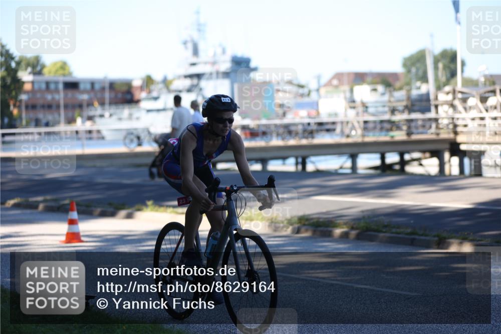 17.08.2025 - KN Förde Triathlon 2025 Yannick Fuchs http://msf.ph/oto/8629164 17.08.2025 15:34:25 Radfahren 23, 23 meine-sportfotos.de