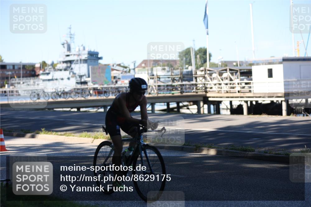 17.08.2025 - KN Förde Triathlon 2025 Yannick Fuchs http://msf.ph/oto/8629175 17.08.2025 15:34:42 Radfahren  meine-sportfotos.de